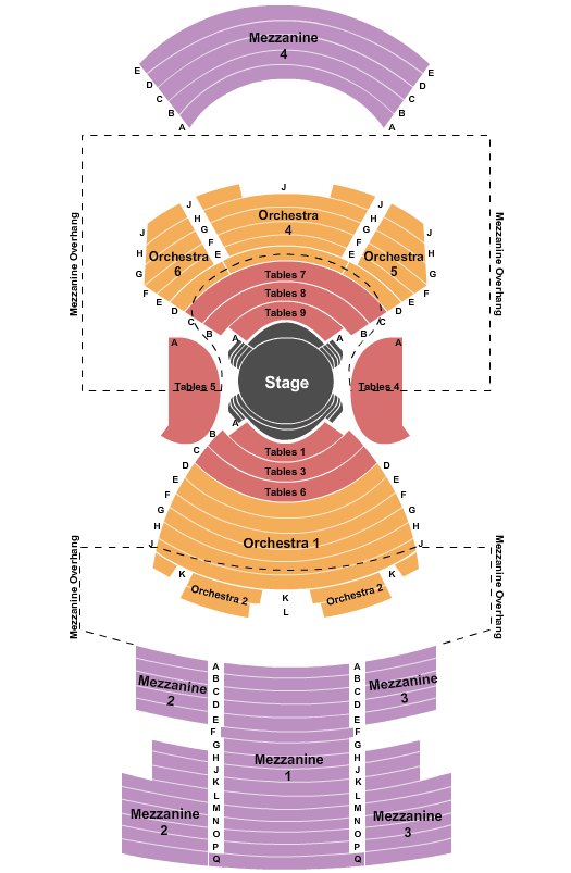 August Wilson Theatre Cabaret Seating Chart